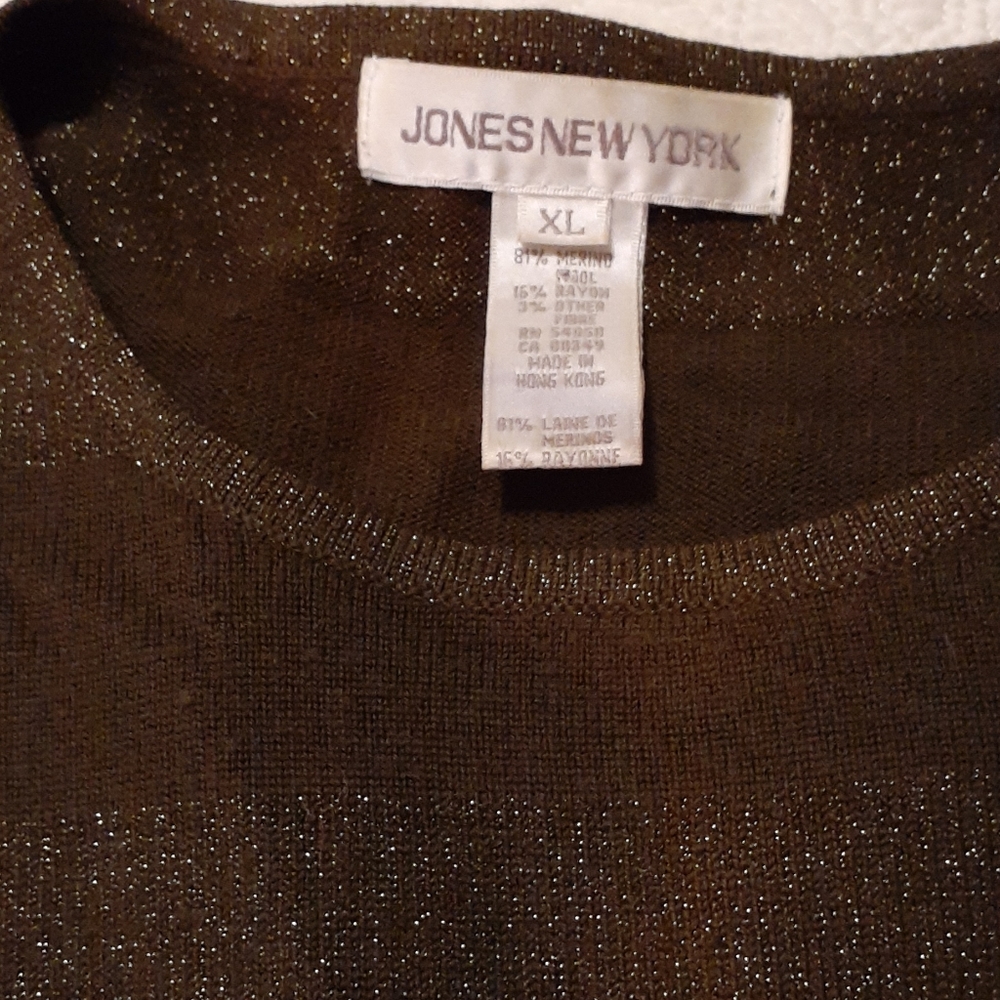 Jones New York•Pullover Wool & Rayonr